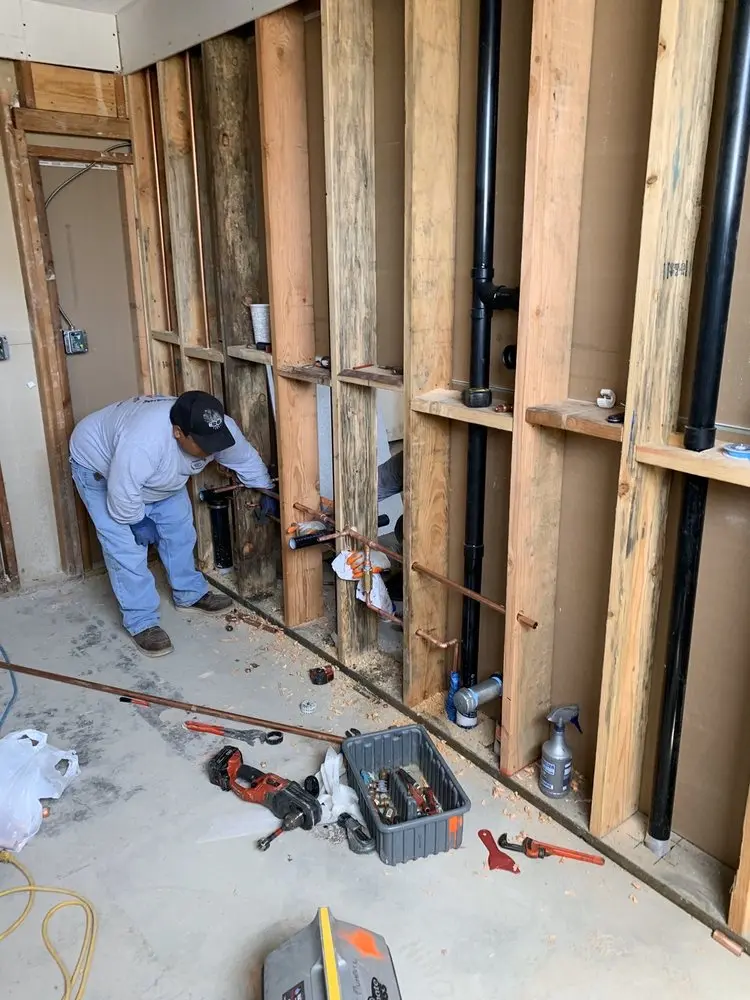 Commercial rough-in plumbing for Trenchless Sewer Repair in Wilsonville